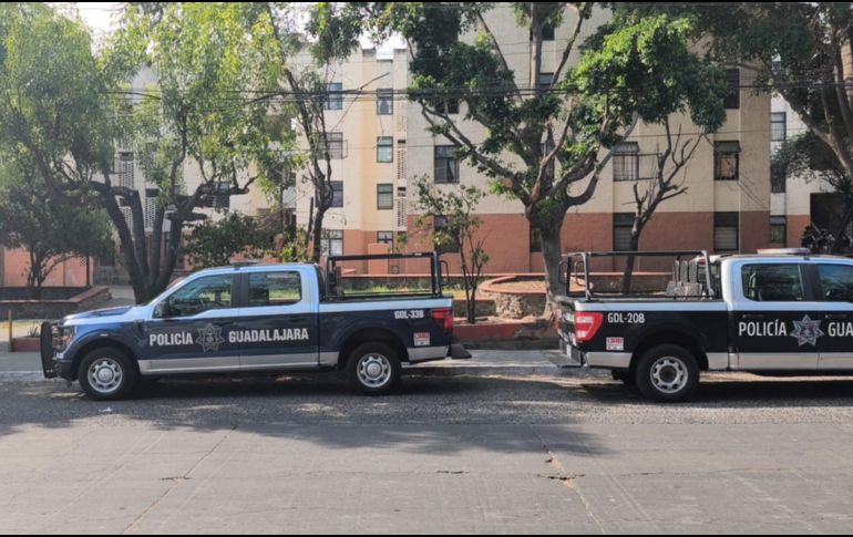 El ataque ocurrió en un complejo habitacional de la colonia 5 de Mayo, entre Gobernador Curiel y avenida Patria. ESPECIAL/Policía de Guadalajara
