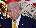 Donald Trump reaccionó con sorpresa cuando le dieron a conocer los precios de los boletos del partido de Estados Unidos contra Paraguay el 12 de junio en Los Ángeles, a partir de mil dólares. ESPECIAL / Y. Gripas y CANVA