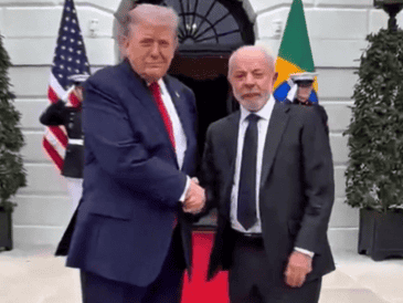 En contra de lo que es habitual bajo el mandato de Trump, los dos mandatarios no comparecieron hoy juntos en la Casa Blanca. ESPECIAL/X /@LulaOficial