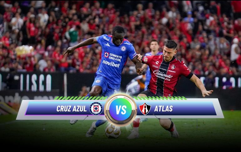 Cruz Azul y Atlas se enfrentan en el Estadio Banorte por el boleto a las Semifinales. ESPECIAL / IMAGO7 y CANVA