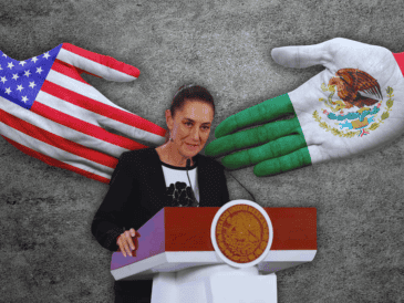 Sheinbaum señaló que su gobierno siempre ha demandado a la administración de Trump que los connacionales sean siempre protegidos y reconocidos. SUN / C. Mejía / ESPECIAL / CANVA
