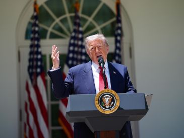 Desde su regreso a la Casa Blanca en 2025, el combate contra el crimen organizado se ha convertido en una de las principales prioridades de Donald Trump. EFE / A. Schwartz