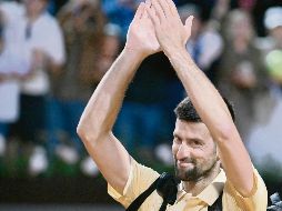 Novak Djokovic. En 19 participaciones que ha tenido el serbio en Italia, es la primera vez que pierde en la ronda inicial. AFP