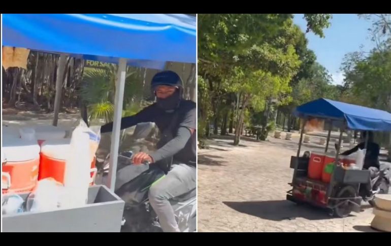 La actitud del argentino fue criticada por los internautas. ESPECIAL/CAPTURA DEL VIDEO