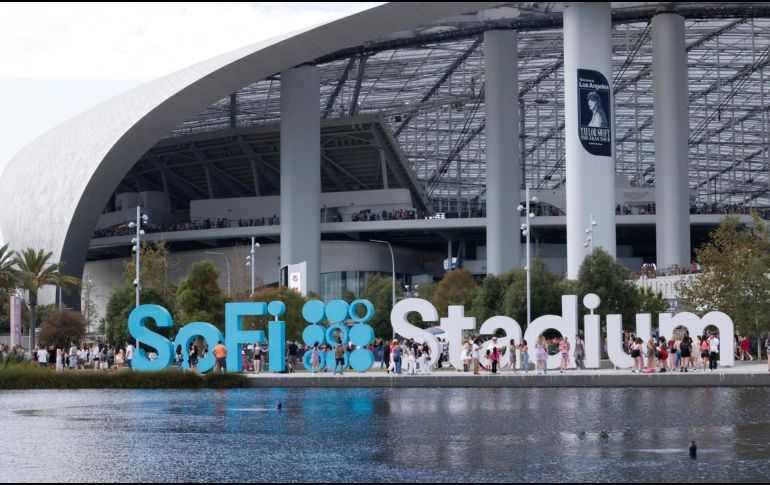 Vista del SoFi Stadium, donde Irán disputará dos de los tres partidos de la fase de grupos del Mundial 2026. EFE/C. BREHMAN
