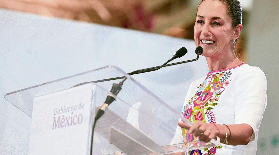 La Presidenta Sheinbaum reiteró que cuando ella llegó al cargo, también llegaron todas las mujeres mexicanas. ESPECIAL