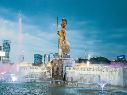 La emblemática Glorieta de La Minerva fue renovada con el objetivo de mantenerla como símbolo e ícono de la ciudad ante miles de visitantes extranjeros. EL INFORMADOR/ A. Navarro