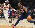 Donovan Mitchell explotó con 43 puntos y Cleveland empató la serie ante Detroit. AFP/ J. MILLER.