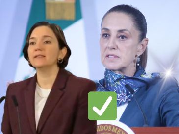 La titular del Secretariado Ejecutivo del Sistema Nacional de Seguridad Pública compartió la información sobre la reducción de homicidios en México durante "La Mañanera" de Sheinbaum. SUN / L. Camacho / YT / Claudia Sheinbaum Pardo