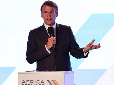 Emmanuel Macron lamentó que todavía no haya un acuerdo de paz entre Estados Unidos e Irán. EFE/D. Irungu