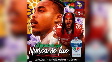 Con este anuncio, la NFL refuerza su presencia en México y deja claro que el país continúa siendo uno de sus mercados más importantes fuera de Estados Unidos. X / @nflmx