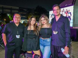 Omar Abdyel Ortiz, Elizabeth Villaseñor, Alexa Avelar y Ernesto López. GENTE BIEN JALISCO / Revista del 15 de mayo 2026