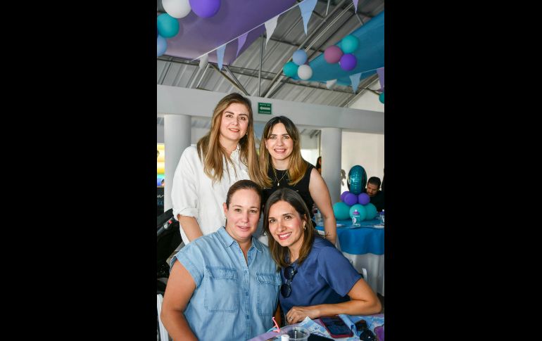 Karla Cota, Marisa Ibarra, Pilar Marul y Diana Cárdenas. GENTE BIEN JALISCO / Cumpleaños 5 de Zoé Martínez