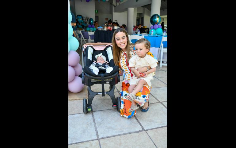 Luciana Célis, Luisa Rojo y Cristóbal Célis. GENTE BIEN JALISCO / C. Jimeno