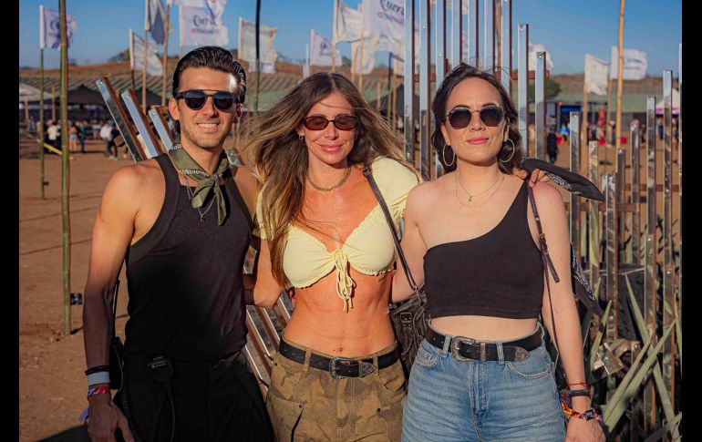 Nadim Audelo, Wera de la Garza y Estefanía Rivera. GENTE BIEN JALISCO / Revista del 15 de mayo 2026