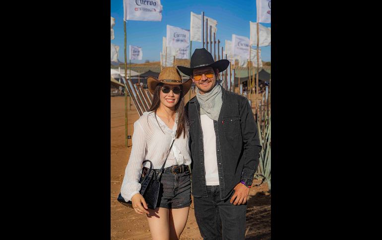 Sinaí Frías y Pablo Ramos. GENTE BIEN JALISCO / J. Soltero