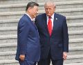 "Tenemos una relación fantástica. Nos llevamos bien", celebró Trump al hablar de su homólogo Xi Jinping. EFE/M. Shemetov