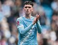 Phil Foden. El mediocampista británico puso dos asistencias en el triunfo de los citizens. AFP