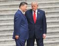 Donald Trump halagó a Xi Jinping, mientras que el líder chino fue cauto y frontal. EFE