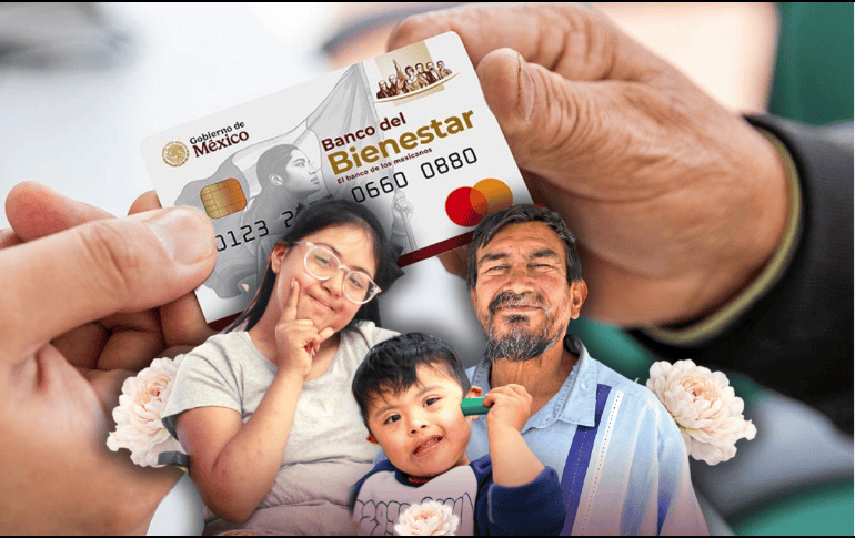 Con la tarjeta del Banco del Bienestar, los afiliados a la Pensión Bienestar de las Personas con Discapacidad pueden retirar efectivo en los cajeros automáticos. ESPECIAL/Gobierno de México