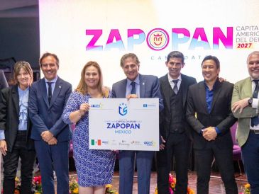 La ciudad de Zapopan presentó de manera oficial su candidatura para convertirse en Capital Americana del Deporte 2027, reconocimiento otorgado por ACES América. CORTESÍA