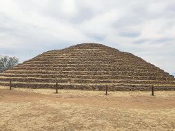 Pirámide de la Iguana tras su intervención, en la Zona Arqueológica de Guachimontones. CORTESÍA