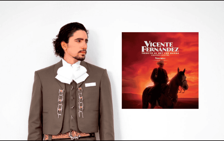 La producción fue supervisada por Vicente Fernández Jr., el hijo mayor de Chente. ESPECIAL / SONY MUSIC