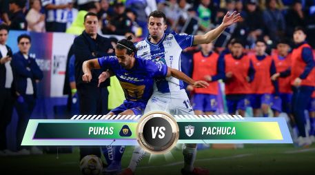 Pumas y Pachuca definen a un finalista del Torneo Clausura 2026 en la cancha del Estadio Olímpico Universitario. ESPECIAL / IMAGO7 y CANVA