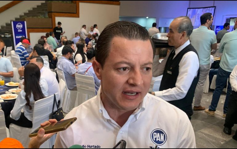 Julio Hurtado, coordinador de la bancada del PAN en el Congreso de Jalisco. EL INFORMADOR / O. González