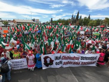 Ariadna Montiel publicó una serie de fotos de la manifestación en Chihuahua organizada para este sábado 16 de mayo del 2026. @A_MontielR