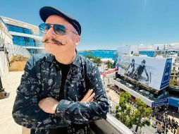 Rafa Lara. El cineasta, showrunner y productor ejecutivo posa desde el Festival Internacional de Cine de Cannes. CORTESÍA