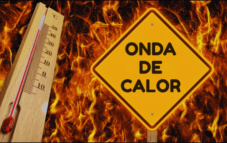 Para nuestra región, el estado de Jalisco no será la excepción a este fenómeno meteorológico sofocante. ESOECIAL / CANVA