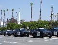 La policía de San Diego desplegó un fuerte operativo en el Centro Islámico de San Diego luego del atentado. EFE/O. Alonso