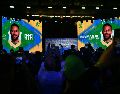La inclusión de Neymar en la lista fue una sorpresa, debido a que el atacante del Santos FC no había sido convocado con la selección desde que Ancelotti asumió el mando de la Canarinha. AFP/ M. PIMENTEL.