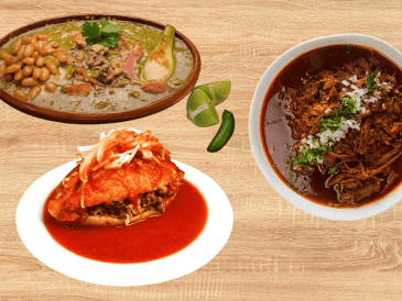 Descubre la inmensa riqueza gastronómica tapatía que deleitará a los miles de aficionados del futbol durante la próxima Copa del Mundo, con opciones auténticas, llenas de historia y lugares emblemáticos que no te puedes perder para comer como un verdadero local. ESPECIAL / CANVA