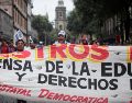 Las protestas de la CNTE coincidirán con los preparativos del Mundial 2026 y el Fan Fest de la FIFA. EFE/ARCHIVO