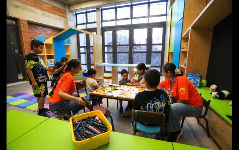 Este espacio contó con una inversión superior a los 66 millones de pesos y cuenta con áreas educativas, talleres, ludoteca, consultorio, cocina, comedor comunitario, huertos urbanos y espacios recreativos. EL INFORMADOR / J. Acosta