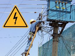 Cuadrillas de la Comisión Federal de Electricidad realizarán trabajos de mantenimiento con líneas desenergizadas en Cajititlán, Tlajomulco de Zúñiga. ESPECIAL / EL INFORMADOR y CANVA
