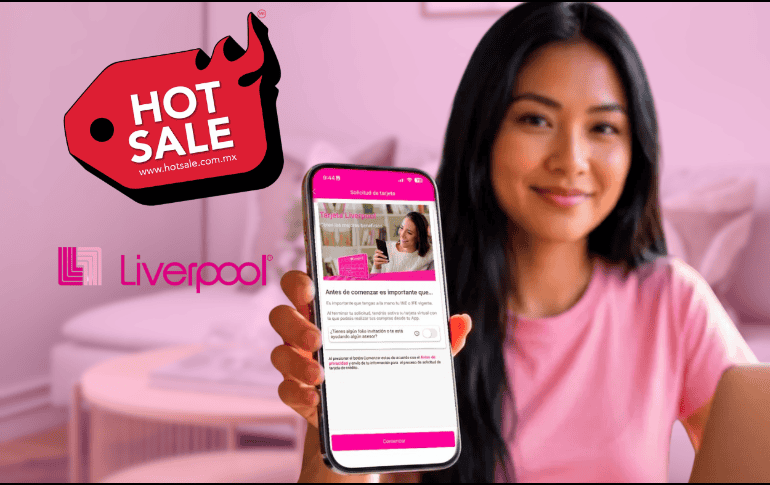 Liverpool adelantó que durante los días del Hot Sale 2026 habrá descuentos destacados en diversas categorías. ESPECIAL/Liverpool/Canva
