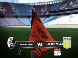 Freiburg y Aston Villa definen en Estambul al nuevo monarca de la Europa League. ESPECIAL, EFE / B. Secker y CANVA