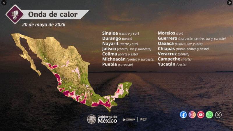 &nbsp;X / @conagua_clima