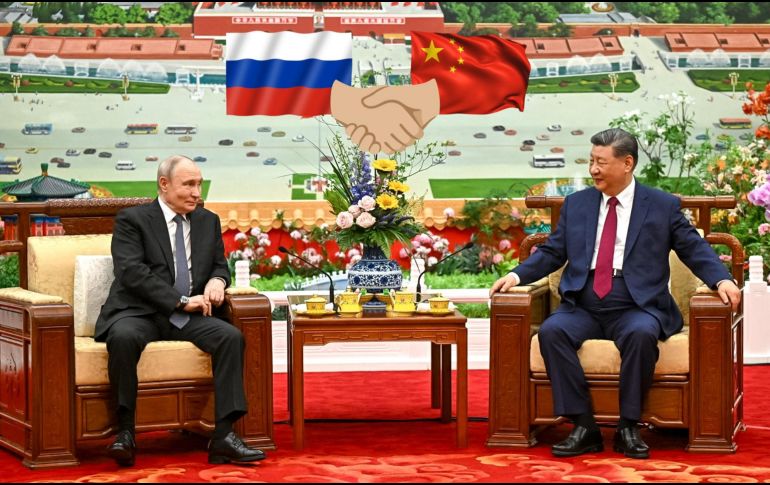 En Beijing, los mandatarios de China y Rusia mantuvieron una cumbre para tocar varios temas . EFE / EPA / KRISTINA SOLOVIEVA / KREMLIN / POOL MANDATORY CREDIT