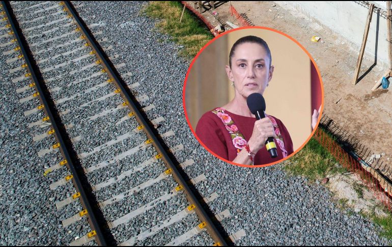 Sheinbaum afirmó que durante su sexenio construirá al menos 2 mil 377 kilómetros de vías férreas públicas en México. EL INFORMADOR / SUN / ARCHIVO