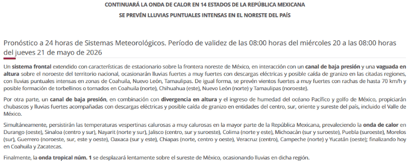 &nbsp;ESPECIAL / Conagua