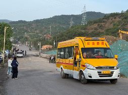 Esta foto, difundida por la agencia de noticias Xinhua, muestra el lugar de las labores de rescate de la mina de carbón de Liushenyu, en la ciudad de Changzhi. AP/C. Yang