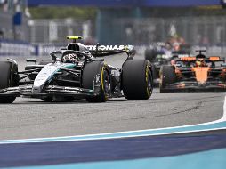 Russell abrió la jornada con el triunfo en la carrera sprint y posteriormente encabezó el 1-2 de la escudería Mercedes. AFP/ M. RODRIGUEZ CARRILLO.