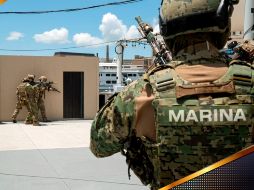 La dependencia refrendó su compromiso para desmantelar estructuras criminales, logrando con ello salvaguardar la seguridad y el bienestar de las familias sinaloenses. ESPECIAL/X/ @SEMAR_mx
