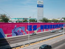 El mural, que fue pintado por un colectivo, fue inaugurado el pasado 16 de mayo. ESPECIAL/Gobierno de Guadalajara
