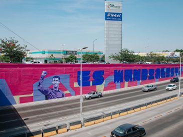 El mural, que fue pintado por un colectivo, fue inaugurado el pasado 16 de mayo. ESPECIAL/Gobierno de Guadalajara