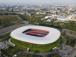 Guadalajara no se queda atrás en esta fiesta deportiva. El Estadio AKRON, la moderna casa de las Chivas, será el epicentro del futbol en Jalisco.  AP / E. Verdugo
